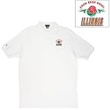 Illinois Fighting Illini NCAA 2008 Rose Bowl Classic Pique Polo Shirt (White)