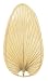 Fanimation ISP4GR, Five Green Narrow Oval Palm Blades