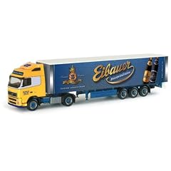 Herpa 151719 - Volvo FH GL Gardinenplanen-Sattelzug "Priebs/Eibauer Bier"