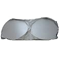 Large Size Spring Sun Shade - Metallic Silver