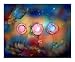Talk To Me Abstract Giclee Poster Print by mercy lang, 10x8