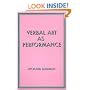 Verbal Art As Performance