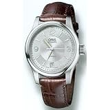 Oris Classic Brown Leather Strap Mens Watch 73375784061LS by Oris