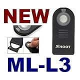 Wireless IR Remote Control Shutter Release ML-L3 For Nikon D40, D40X, D50, D60, D70, D70S, D80, D90, D3000, D5000, F55, F65, F75, N65, N75, Coolpix 8400, 8800 Pronea S, Nuvis S and Lite Touch Zoom Cameras