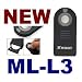 Wireless IR Remote Control Shutter Release ML-L3 For Nikon D40, D40X, D50, D60, D70, D70S, D80, D90, D3000, D5000, F55, F65, F75, N65, N75, Coolpix 8400, 8800 Pronea S, Nuvis S & Lite Touch Zoom Cameras