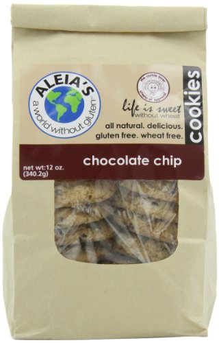Aleia's Gluten Free Foods Cookies, Choc Chip, Gf, 9-Ounce (Pack of 3)