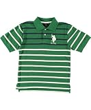 U.S. Polo Assn. Boys 8-20 Striped Polo With Big Pony Logo