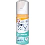 Simply Saline Adult Nasal Mist, Cold With Menthol, 3-Ounce