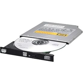LiteOn DS-8A5S 8x Internal Slim DVD-RW - Black