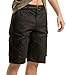 MARX & DUTCH Mens Belted Cargo Twill Multipocket Shorts