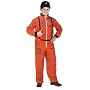 Jr. Astronaut Suit with Embroidered Cap, size 2/3 (orange)