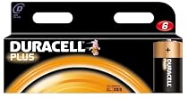 Duracell Plus Batteries D 6 pack
