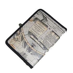 TrendyDigital Courier - Etui Folio pour Kindle 3 (Kindle Troisi�me G�n�ration, Kindle Wi-Fi ou Kindle 3G + Wi-Fi, Ecran 6"), Carte du monde