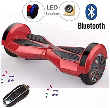 8 Inches Smart Self Balance Scooter with Bluetooth Speaker and Remote Control