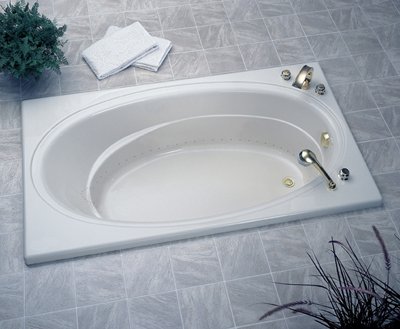 Jacuzzi Whirlpool NOV7242ALR2XXW Nova Airpool Tub