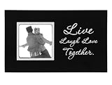 Malden Live Laugh Love Together 3-Inch-by-3-Inch Mini Sign Frame