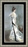 The Black Sash by Giovanni Boldini - Framed Artwork