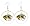 Missouri Tigers Floating Logo Hoop Earrings Image #1