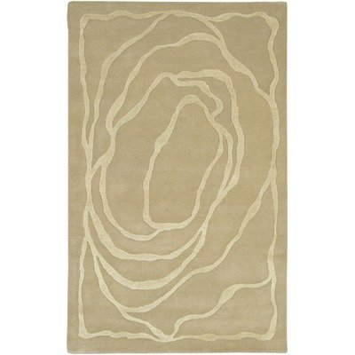 Studio Beige / Cream Contemporary Rug Size: Studio Beige / Cream Contemporary Round Rug