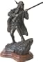 Douglas Downs Cast Bronze Sculpture entitled Broken Silence