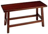 Carolina Cottage Harvest Bench, Chestnut