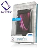 CAPDASE EMOBILE S31HT / HTC Aria Soft Jacket 2 XPOSE with Screen Guard Crystal Clear, Clear Black ���եȥ��㥱�å� �ʥ��ꥹ���롦���ꥢ�� �վ��ݸ���� �դ��� ���ꥢ�����֥�å� SJHCT5555-P201