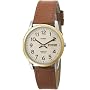 Timex Men's Easy Reader Brown Leather Strap Watch #T20011