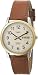 Timex Men's Easy Reader Brown Leather Strap Watch #T20011
