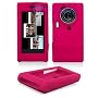 Samsung Memoir T929 Premium Trans. Hot Pink Silicon Skin Case