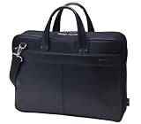 [ヒデオワカマツ] HIDEO WAKAMATSU ライズ パイピングビジネスバッグ A4対応サイズ(42cm) ブラック 85-95461の画像