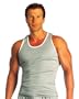 Mens Ribbed Workout Tank Top by Pitbull in your choice of color