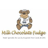 Custom Labeled Gift #1 Dad Milk Chocolate Delight Fudge Box
