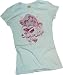 Search : Stripes -- Supergirl Crop Sleeve Fitted Juniors T-Shirt