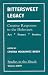 Books : Bittersweet Legacy: Creative Responses to the Holocaust (Studies in the Shoah Series)