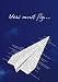 Creative Notebook - Foldable Paper Airplane Kit (Origami Notebook)
