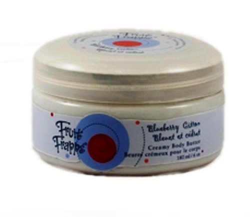 Fruit Frappe By Upper Canada Creamy Body Butter In Blueberry Citron , 0.6-Ounce Jars (Pack... by Fruit Frappe Upper Canada