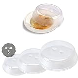 Microwave Plate Covers (Set of 3 In Assorted Sizes!)