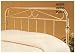 BEAUTIFUL DOUBLE "S" GOLD FINISH QUEEN SIZE HEADBOARD