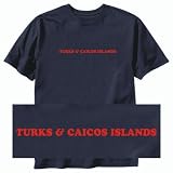 T-Shirt  Word Turks & Caicos Islands  Country