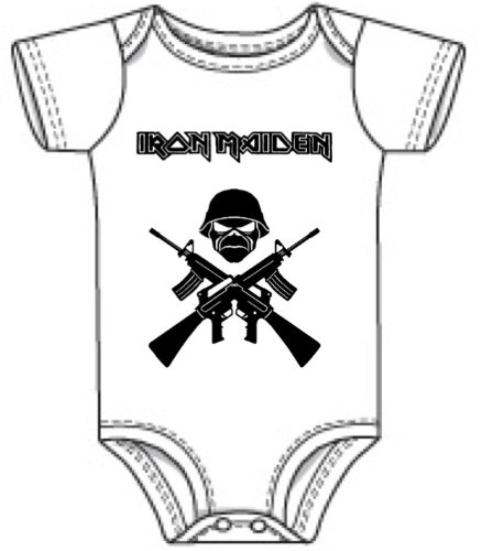 iron maiden onesie