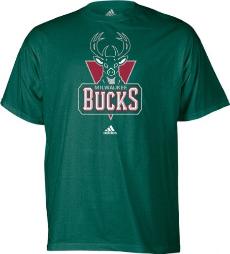 Milwaukee Bucks adidas Primary Logo T-Shirt
