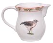Artistically designed dinnerware woodland birds motif pitcher 80 oz.