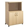 Microwave Cart - Natural Maple