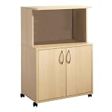 Microwave Cart - Natural Maple