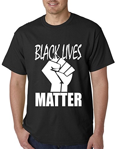 BeWild Brand® - Black Lives Matter Fist Mens T-shirt