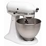 KitchenAid K45SS Classic 250-Watt 4-1/2-Quart Stand Mixer, White