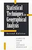 Statistical techniques in geographical analysis