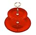 Fiesta Scarlet 99 2-Tier Tidbit Tray
