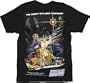 Family Guy Star Wars Parody The Saga Continues Black Adult T-shirt Tee