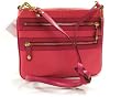 AUTHENTIC COACH BONNIE LEATHER ZIP CROSSBODY SWINGPACK 42548 (Coral/Fuchsia)
